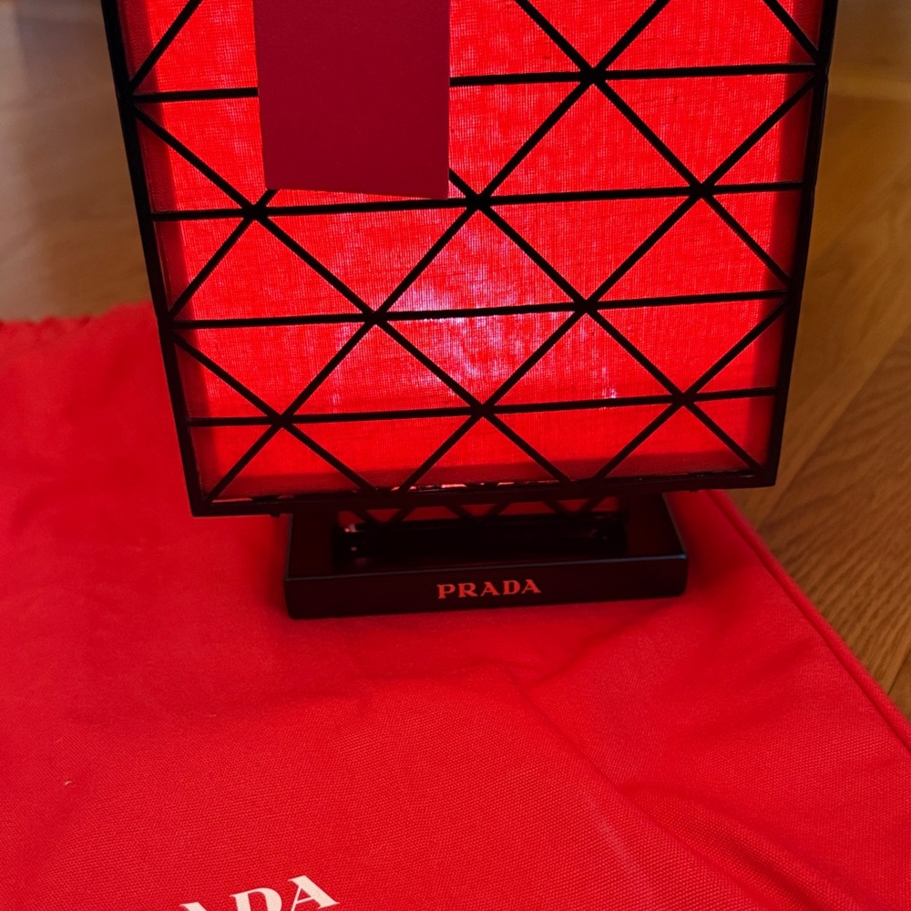 Prada Red Geometric Lantern - Picture 2 of 7
